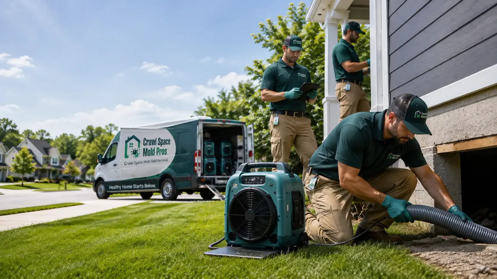 Crawl Space Mold Removal in Iowa City, IA